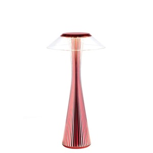 KARTELL, Kartell Space LED-Tischleuchte rot Limited Edition, Schnurlosleuchte Space Indoor LED plastikmaterial rot / LED - Wiederaufladbar - Limitierte Ausgabe - Kartell rot en plastikmaterial