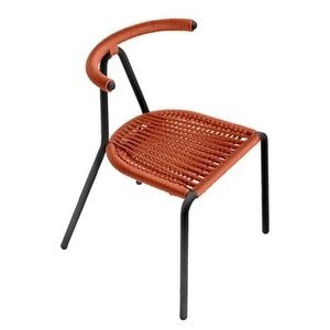 B-Line, Stapelbarer Stuhl Toro Outdoor plastikmaterial orange / Sitzfläche aus geflochtenen Schnüren - B-LINE orange en plastikmaterial, Stapelbarer Stuhl Toro Outdoor plastikmaterial orange / Sitzfläche aus geflochtenen Schnüren - B-LINE orange en plastikmaterial