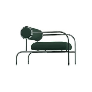 Cappellini, Sofa with Arms Gepolsterter Sessel / Shiro Kuramata, 1982 - Stoff - Cappellini grün en textil, Gepolsterter Sessel Sofa with Arms textil grün / Shiro Kuramata, 1982 - Stoff - Cappellini grün en textil