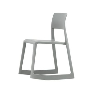 Vitra, Tip Ton RE Stuhl / Recycling-Kunststoff - Schrägstellbar & ergonomisch - Vitra grau en plastikmaterial, Stuhl Tip Ton RE plastikmaterial grau / Recycling-Kunststoff - Schrägstellbar & ergonomisch - Vitra grau en plastikmaterial