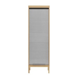 Normann Copenhagen, Jalousi Haut Terminplaner / H 180 cm - Holz & Kunststoffrolladen - Normann Copenhagen grau/holz natur en plastikmaterial/holz, Terminplaner Jalousi Haut plastikmaterial grau holz natur / H 180 cm - Holz & Kunststoffrolladen - Normann Copenhagen holz natur en holz