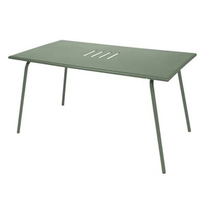 Fermob, Monceau rechteckiger Tisch / 146 x 80 cm - für 6 Personen - Fermob grün en metall, rechteckiger Tisch Monceau metall grün / 146 x 80 cm - für 6 Personen - Fermob grün en metall