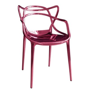 KARTELL, Masters Stapelbarer Sessel / Metallic - Limited Edition 20 Jahre MID - Kartell rosa en plastikmaterial, Masters Stapelbarer Sessel / Metallic - Limited Edition 20 Jahre MID - Kartell rosa en plastikmaterial