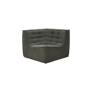 Ethnicraft, Sofa modulierbar N701 textil grün - Ethnicraft grün en textil, Sofa modulierbar N701 textil grün - Ethnicraft grün en textil