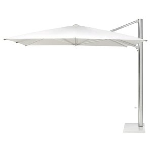 Emu, Shade Freiarmschirm 300 x 300 cm - Ampelschirm - Emu weiß en metall/textil, Freiarmschirm Shade metall textil weiß 300 x 300 cm - Ampelschirm - Emu weiß en textil
