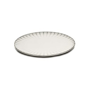 Serax, Inku Teller / Ø 24 cm - Steinzeug - Serax weiß en keramik, Teller Inku keramik weiß / Ø 24 cm - Steinzeug - Serax weiß en keramik