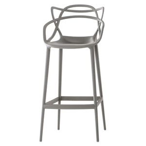 KARTELL, Kartell-Masters Hocker 75cm, Grau, Hochstuhl Masters plastikmaterial grau / H 75 cm - Kartell grau en plastikmaterial