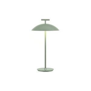 KARTELL, Mini Geen-A OUTDOOR Lampe ohne Kabel / Stahl - H 36 cm - Kartell grün en metall, Kabellose, wiederaufladbare Außenlampe Mini Geen-A OUTDOOR metall grün / Stahl - H 36 cm - Kartell grün en metall