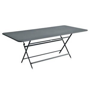 Fermob, Caractère Klapptisch / 90 x 190 cm - für 8-10 Personen - Fermob grau en metall, Klapptisch Caractère metall grau / 90 x 190 cm - für 8-10 Personen - Fermob grau en metall
