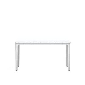 Vitra, Plate Table Couchtisch / Medium- 41 x 71 cm / Marmor - Vitra weiß en stein, Couchtisch Plate Table stein weiß / Medium- 41 x 71 cm / Marmor - Vitra weiß en stein
