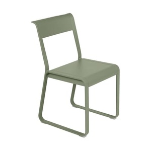 Fermob, Bellevie Stuhl / Metall - Kufen-Fußgestell - Fermob grün en metall, Stuhl Bellevie metall grün / Metall - Kufen-Fußgestell - Fermob grün en metall