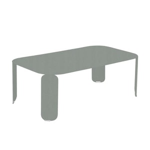 Fermob, Bebop Couchtisch / 120 x 70 x H 42 cm - Fermob en, Couchtisch Bebop metall grau / 120 x 70 x H 42 cm - Fermob en