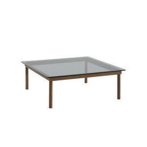 Hay, Kofi Couchtisch / 100 x 100 cm - Glas & Holz - Hay holz natur en glas, Couchtisch Kofi glas holz natur / 100 x 100 cm - Glas & Holz - Hay holz natur en glas