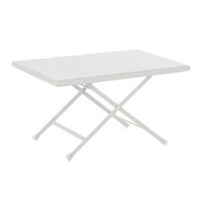 Emu, Arc en Ciel Couchtisch / Klapptisch - 50 x 70 cm - Emu weiß en metall, Couchtisch Arc en Ciel metall weiß / Klapptisch - 50 x 70 cm - Emu weiß en metall