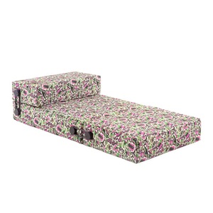 KARTELL, Bettsessel Trix La Double J textil rosa grün / zum Gästebett ausklappbar - Kartell rosa en textil, Bettsessel Trix La Double J textil rosa grün / zum Gästebett ausklappbar - Kartell grün en textil
