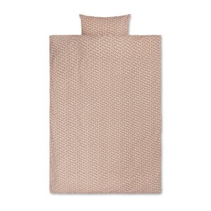 ferm living, Strawberry Field Bettwäsche-Set für 1 Person / 140 x 200 cm - Bio-Baumwolle - Ferm Living rosa en textil, Bettwäsche-Set für 1 Person Strawberry Field textil rosa / 140 x 200 cm - Bio-Baumwolle - Ferm Living rosa en textil