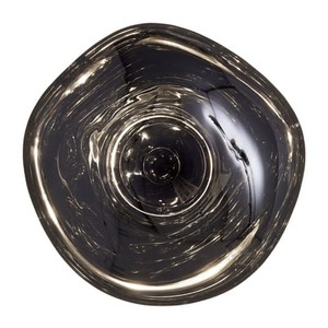 Tom Dixon, Tom Dixon Melt Surface - Deckenleuchte, rauchgrau, Wandleuchte mit Stromkabel Melt plastikmaterial grau / Deckenleuchte - Ø 50 cm - Tom Dixon grau en plastikmaterial