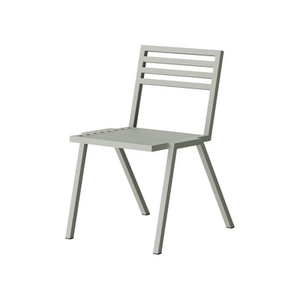 Nine, Stapelbarer Stuhl 19 Outdoors metall grau / Aluminium - NINE grau en metall, Stapelbarer Stuhl 19 Outdoors metall grau / Aluminium - NINE grau en metall