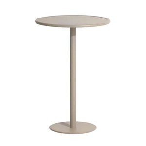 Petite Friture, Week-end Stehtisch / Ø 70 x H 105 cm - Aluminium - Petite Friture en, Stehtisch Week-end metall beige / Ø 70 x H 105 cm - Aluminium - Petite Friture en