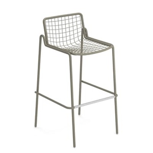 Emu, Rio R50 Stapelbarer Barhocker / H 74 cm - Metall - Emu grau en metall, Stapelbarer Barhocker Rio R50 metall grau / H 74 cm - Metall - Emu grau en metall