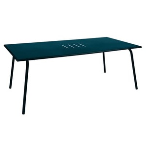 Fermob, Monceau rechteckiger Tisch / 194 x 94 cm - für 8 Personen - Fermob blau en metall, rechteckiger Tisch Monceau metall blau / 194 x 94 cm - für 8 Personen - Fermob blau en metall