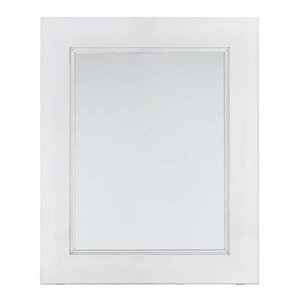 KARTELL, Kartell-Francois Ghost Wandspiegel, Gross Kristall, Wandspiegel Francois Ghost Large plastikmaterial transparent Groß - 88 x 111 cm - Kartell transparent en plastikmaterial