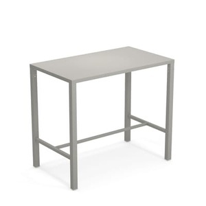 Emu, Nova hoher Tisch / 120 x 70 cm x H 105 cm - Stahl - Emu grau en metall, hoher Tisch Nova metall grau / 120 x 70 cm x H 105 cm - Stahl - Emu grau en metall