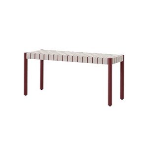 &tradition, Betty TK4 Bank / L 105 cm - Leinengurte - &tradition braun en textil/holz, Bank Betty TK4 textil holz braun / L 105 cm - Leinengurte - &tradition braun en holz