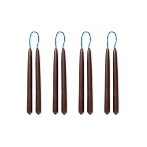 ferm living, Dipped Langkerze / 8er-Set - h 15 cm - Ferm Living braun en wachs, Langkerze Dipped wachs braun / 8er-Set - h 15 cm - Ferm Living braun en wachs
