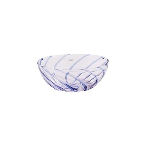 Hay, Spin Schale / 2er-Set - Glas - Hay weiß/transparent en glas, Schale Spin glas weiß transparent / 2er-Set - Glas - Hay transparent en glas