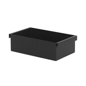 ferm living, Ferm Living-Plant Box Container, Black, Staufach metall schwarz / Für Plant Box Blumenkasten mit Beinen - Ferm Living schwarz en metall
