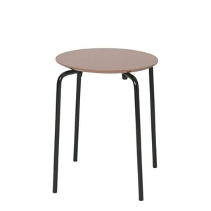 ferm living, Herman Stappelbarer Hocker / Holz & Metall - Ferm Living rosa en metall/holz, Stappelbarer Hocker Herman metall holz rosa / Holz & Metall - Ferm Living rosa en holz