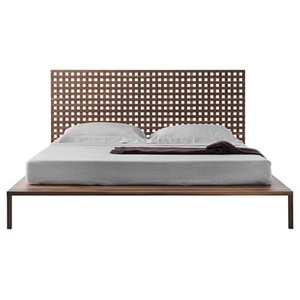 Horm, Doppelbett Twine holz natur / Nussbaum - für Matratze mit den Maßen 180 x 200 cm - Horm holz natur en holz, Doppelbett Twine holz natur / Nussbaum - für Matratze mit den Maßen 180 x 200 cm - Horm holz natur en holz