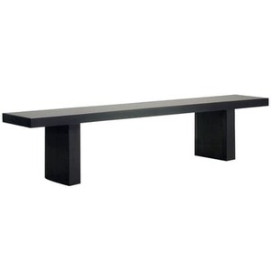 Zeus, Tommaso Bank 210 cm - Zeus schwarz en metall, Bank Tommaso metall schwarz 210 cm - Zeus schwarz en metall