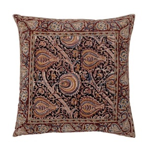 Bloomingville, Nill Kissen / 40 x 40 cm - Bloomingville gelb en textil, Kissen Nill textil rot / 40 x 40 cm - Bloomingville rot en textil