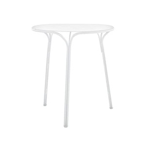 KARTELL, HiRay Runder Tisch / Metall - Ø 60 cm - Kartell weiß en metall, Runder Tisch HiRay metall weiß / Metall - Ø 60 cm - Kartell weiß en metall