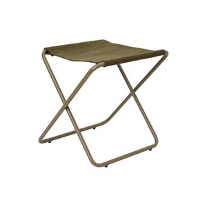 ferm living, Desert Klappstuhl / Plastikflaschen-Recycling - Gestell Olivengrün - Ferm Living beige en textil, Klappstuhl Desert textil beige / Plastikflaschen-Recycling - Gestell Olivengrün - Ferm Living beige en textil