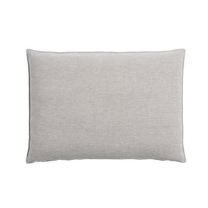 Muuto, Rückenkissen / Für Sofa In Situ - 65 x 45 - Muuto grau en textil, Rückenkissen textil grau / Für Sofa In Situ - 65 x 45 - Muuto grau en textil