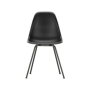 Vitra, Stuhl RE DSX - Eames Plastic Side Chair plastikmaterial schwarz / (1950) - Beine schwarz / recycelt - Vitra schwarz en plastikmaterial, Stuhl RE DSX - Eames Plastic Side Chair plastikmaterial schwarz / (1950) - Beine schwarz / recycelt - Vitra schwarz en plastikmaterial