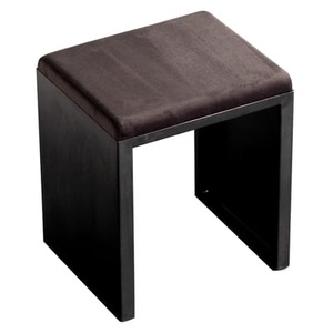 Zeus, Irony Hocker - Zeus schwarz en metall/leder, Gepolsterter Hocker Irony metall leder schwarz - Zeus schwarz en leder