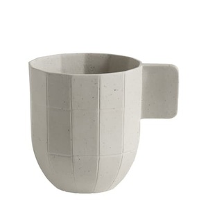 Hay, Hay-Paper Porcelain Kaffekopp, Kaffeetasse Paper Porcelain keramik weiß grau / aus Porzellan - Hay grau en keramik