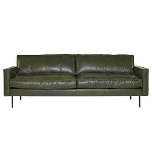 Pols Potten, Ppno.1 Sofa / Leder - 3-Sitzer - L 233 cm - Pols Potten grün en leder, Sofa Ppno.1 leder grün / Leder - 3-Sitzer - L 233 cm - Pols Potten grün en leder