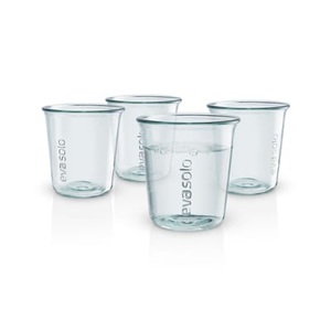 Eva Solo, Recycled Glas / 4er Set - 25 cl / Recycling-Glas - - Eva Solo transparent en glas, Eva Solo Glas »Recycled 250 ml«, (4 tlg.)