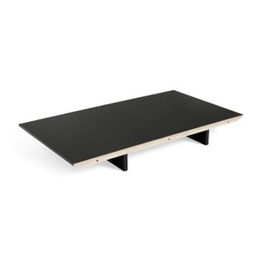 Hay, linoleum Fußverlängerung / Für Ausziehtisch CPH 30 - L 50 cm - Hay schwarz en holz, Fußverlängerung linoleum holz schwarz / Für Ausziehtisch CPH 30 - L 50 cm - Hay schwarz en holz