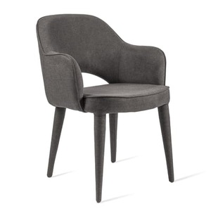 Pols Potten, Cosy Gepolsterter Sessel / Stoff - Pols Potten grau en textil, Gepolsterter Sessel Cosy textil grau / Stoff - Pols Potten grau en textil
