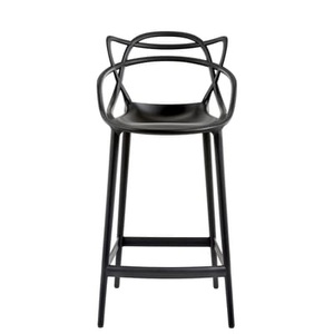 KARTELL, Kartell-Masters Hocker 65cm, Schwarz, Hochstuhl Masters plastikmaterial schwarz / H 65 cm - Kartell schwarz en plastikmaterial