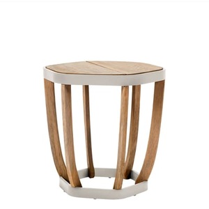 Ethimo, Swing Small Couchtisch / 50 x 50 cm - Ethimo holz natur en holz, Couchtisch Swing Small holz natur / 50 x 50 cm - Ethimo holz natur en holz
