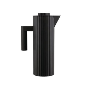 ALESSI, Plissé Isolierkrug / 1 L - Thermoplastisches Kunstharz - Alessi schwarz en plastikmaterial, Isolierkrug Plissé plastikmaterial schwarz / 1 L - Thermoplastisches Kunstharz - Alessi schwarz en plastikmaterial