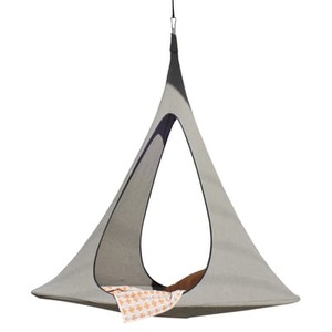 Hang-in-out, Hang-in-out Songo Hängezelt, Hängesessel Songo textil braun / Zelt - Ø 194 cm - 2-Sitzer - Cacoon braun en textil