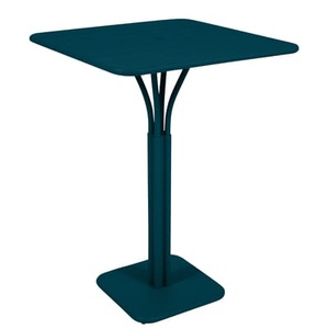 Fermob, Luxembourg Stehtisch / 80 x 80 cm x H 105 cm - Fermob blau en metall, Stehtisch Luxembourg metall blau / 80 x 80 cm x H 105 cm - Fermob blau en metall
